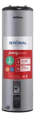 Termotanque eléctrico Señorial Family TTS-120 EAR gris plata 120L 220V