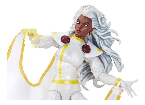 Marvel 80 Años X-men Retro White Storm Figura Hasbro-usada