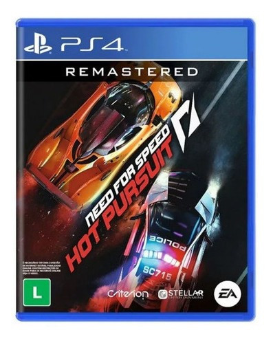 Jogo Need For Speed Hot Pursuit Remastered Mídia Física Novo