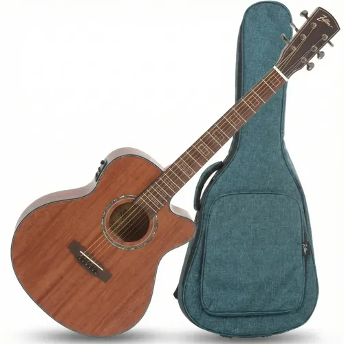 Violão Eletroacústico Compact 37 Cutaway Mahogany Natural Preamp ...