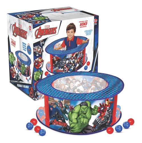 Marvel Piscina De Bolinhas Avengers Com Bolsa Lider 2298