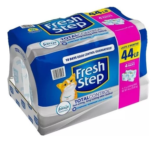 Arena Para Gatos Fresh Step Con Febreze 19 Kg Multi-cat Gato