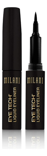 Delineador Milani Eye Tech Liquid Eye Liner Black Color Negro