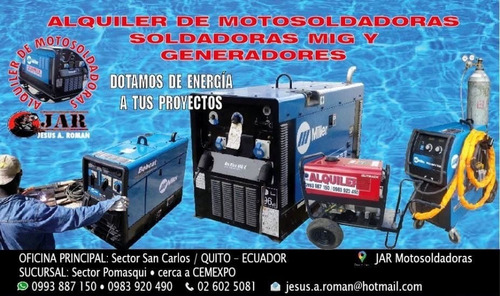 Imagen 5 de 8 de Motosoldadoras Y Generadores En Alquiler