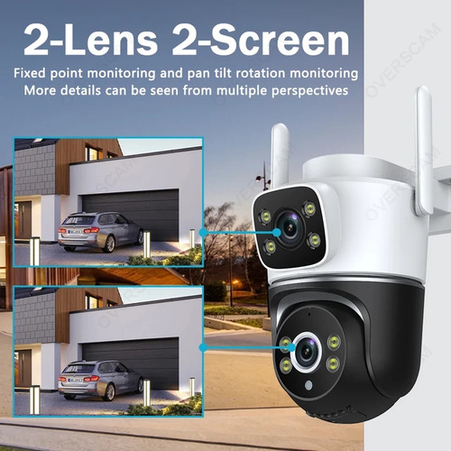 Cámara Intel Robótica Lente Tuya Smart F8-8mp Exterior Ptz