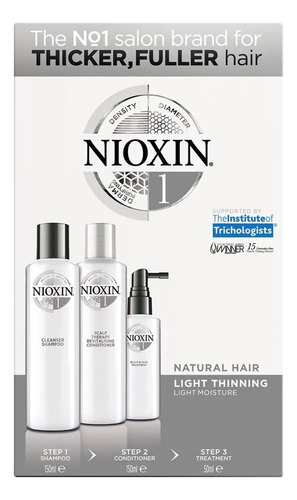 Nioxin System 1 Shampoo Condicionador 150ml E Scalp 50ml