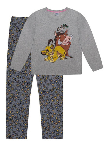 Pijama Niña Disney Ll Teena Pumba Y Simba
