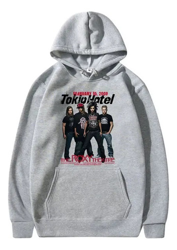 Sudadera De Algodón Con Capucha Estampada De Tokio Hotel