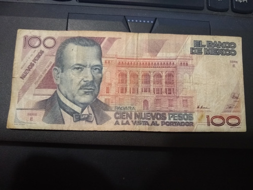 Billete 100 Nuevos Pesos Circulado 