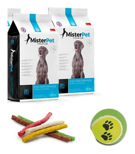 Alimento Mister Pet High Premium Adulto 20 Kilos + Envío