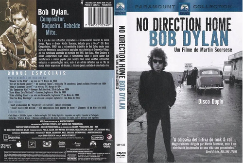 Dvd Bob Dylan - No Direction Home / Com 2 Dvds
