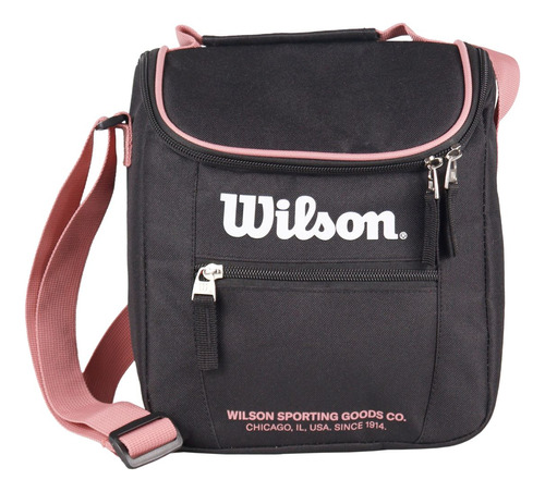 Bolsa Wilson Térmica Unissex - Preto E Rosa