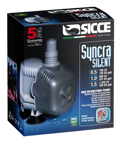 Sicce Syncra Silent 1.5 Bomba De Agua - 1350 Lts/h