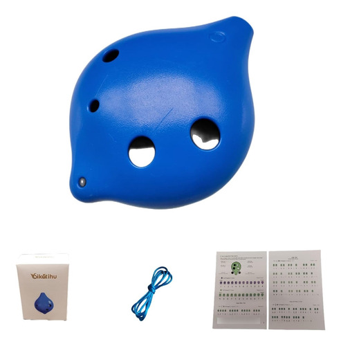 Sikatihu 6 Agujeros Ocarina C Key Plástico Ocarina Instrumen