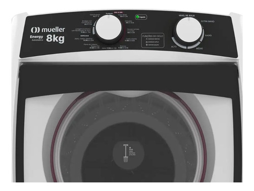 Lavarropas Automático Mueller Pop Mati 8kg Color Blanco