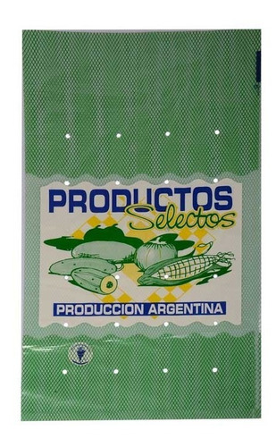 Bolsa Agro Polietileno Zapallito Tronco 10kg (39*74cm) X100u