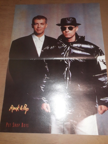 Póster Pet Shop Boys Rock & Pop George Michael 