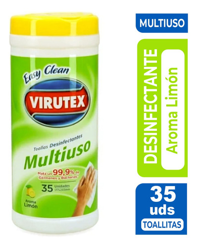 Toallas Desinfectantes Multiuso Virutex