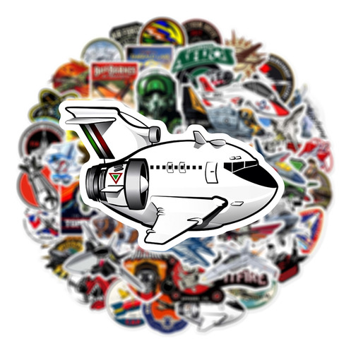 Adesivos De Aviões De Guerra De Desenhos Animados Para Crian