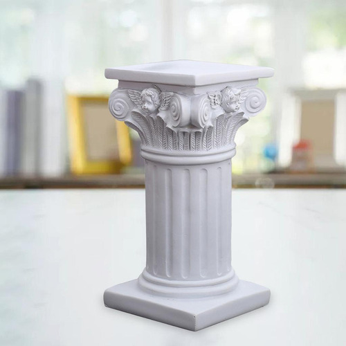 L Pilar Romano Em Miniatura Estátua Pedestal L Quadrado
