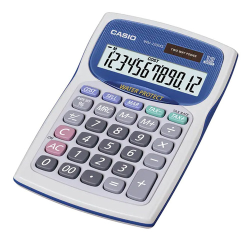 Calculadora De Sobremesa Casio Wm-220ms-we Blanca