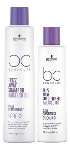 Schwarzkopf Frizz Away Babassu Oil Shampoo Y Acondicionador