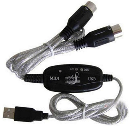 Cable Midi Adaptador De Usb   Conecta Organo A Tu Pc