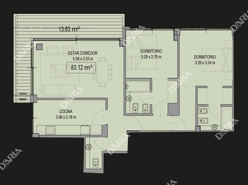 Imagen 2 de 30 de Departamento - Libertador Al Río