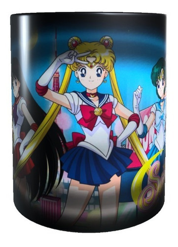 Sailor Moon, Tazón Mágico Cambia Color, 320 Cc