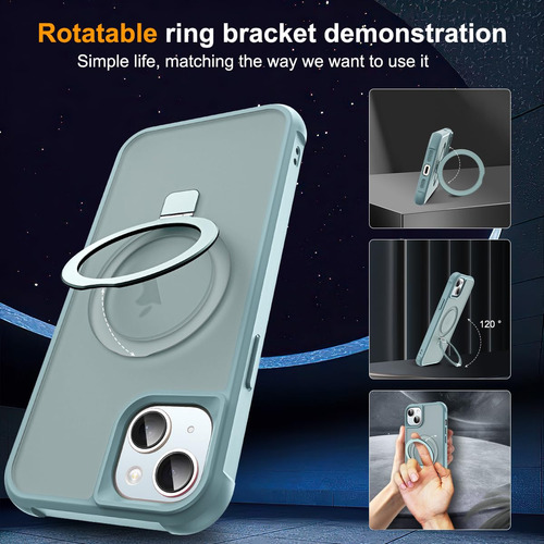Capa De Telefone Skylmw Compatível Com iPhone 15 Com Magsafe