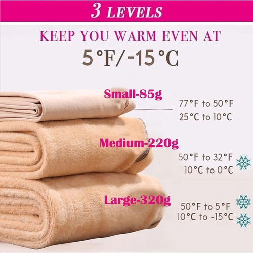 Medias De Invierno Forradas De Lana I Para Mujer, 220 G