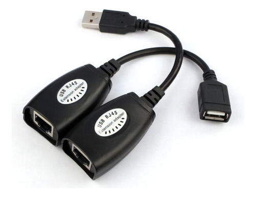 Solucao 10100 USB RJ45 Cor Preto