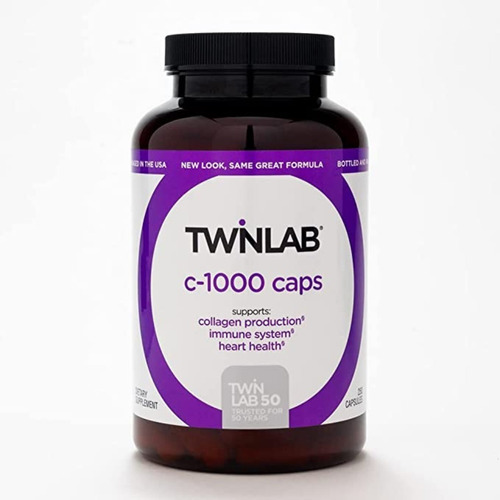 Vitamina C 250 Cápsulas Twinlab - Unidad a $1004
