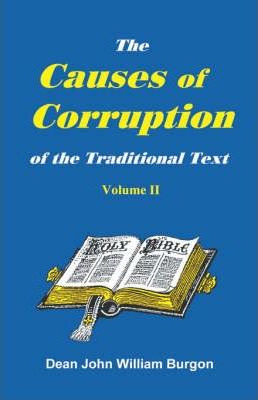 Libro The Cause Of Corruption Of The Traditional Text, Vo...