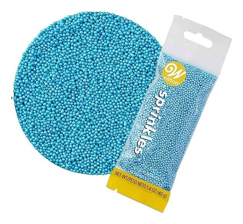 Sprinkles Chispas Color Azul Granillo 40g Wilton