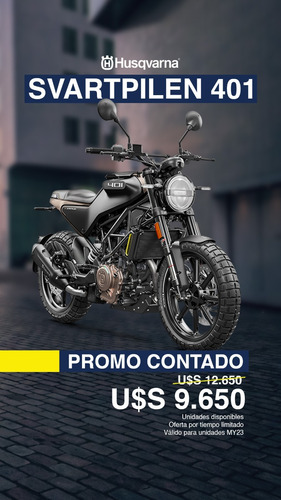 Husqvarna Svartpilen 401 Moto 2024 0km Urquiza Motos