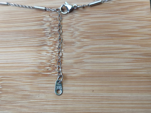 Pulseira Elos E Bastonetes 2mm Aço Inoxidável Com Extensor