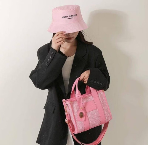 Bandolera Kurt Geiger Small Southbank Rosa Lisa Níquel Rosa