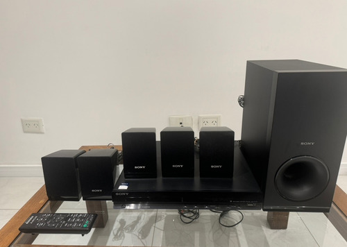 Home Theater Sony Con Dvd Impecable Estado! Excelente Sonido Negro (Usado)