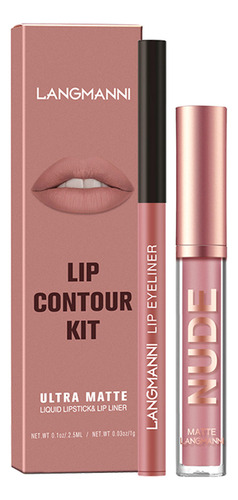 Combinação De Brilho Labial Y Make Up, 2 Conjuntos, Antiader