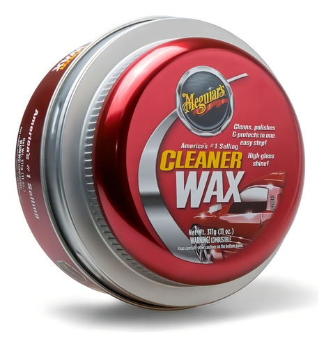 Kit C/ 6 Cera Limpadora Cleaner Wax Em Pasta 311g - Meguiars
