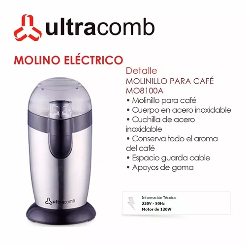 MOLINILLO ELECTRICO CAFÉ MO8100A ULTRACOMB 20 % OFF TARJETA ULTRA