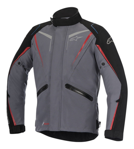 Campera Moto Alpinestars Yokohama Drystar Gris Oscuro Bamp 