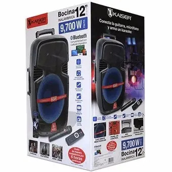 Bafle Kaiser 7912bte 9700w Recargable Bluetooth Inalambrico | Meses sin  intereses