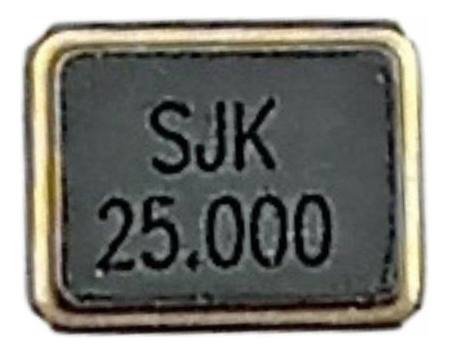 Kit 3 Cristal Oscilador Sjk 25.000 25mhz 9pf 3.2x2.5mm