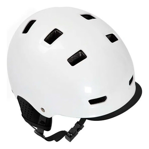 Capacete De Ciclismo Bowl500 Cor Branco Tamanho G