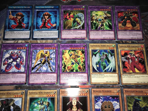 Deck Baraja Sd Elemental Hero Yu-gi-oh! Original Konami