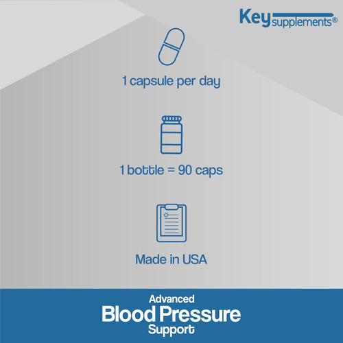 Key Supplements Apoyo Presión Arterial 90 Cápsulas
