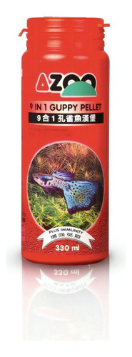 Azoo 9 In 1 Guppy Pellet 35ml/14gr