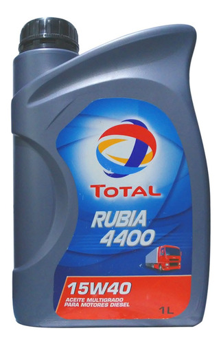 Aceite Total Rubia Xt 4400 15w40 Multigrado X 1lt Diesel 356
